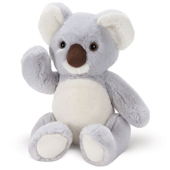 15" Cuddle Chunk Koala- Front view of waving grey Koala with white belly and foot pads
